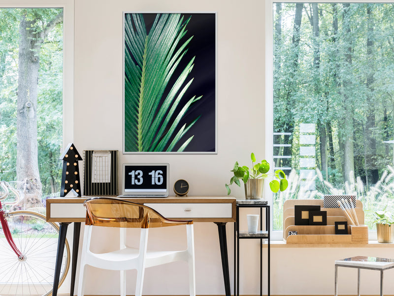 Poster - Soothing Green  - wit