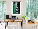 Poster - Soothing Green  - zwart passepartout