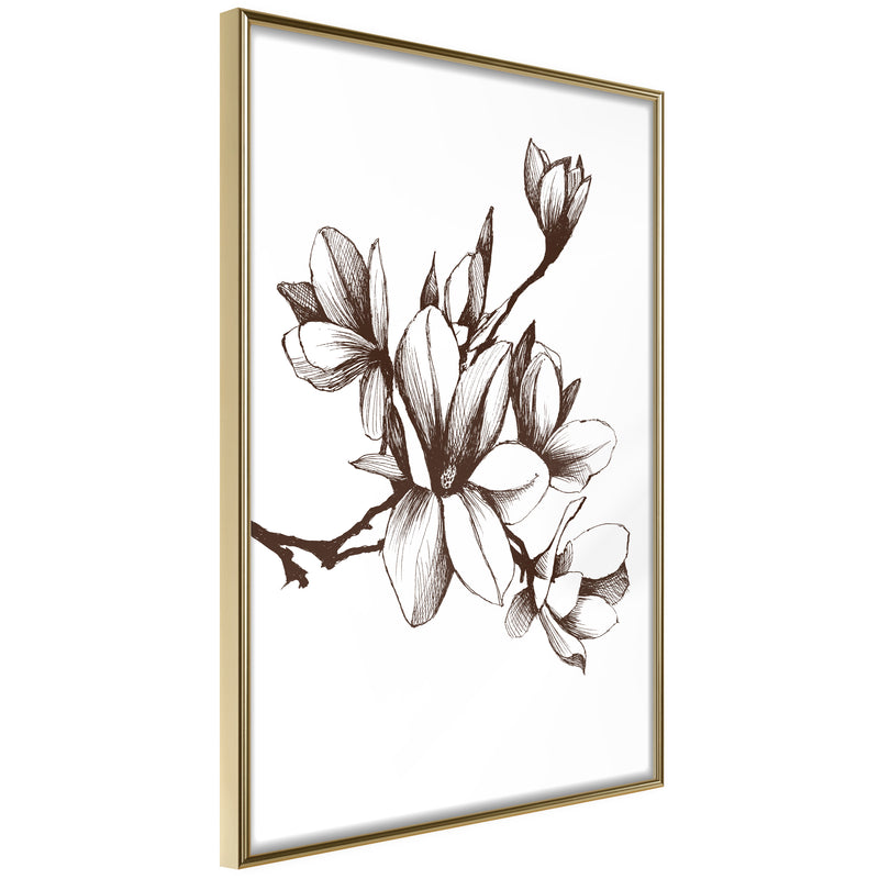 Poster - Fragrant Decoration  - goud