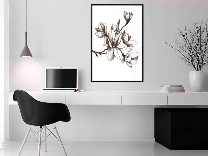 Poster - Fragrant Decoration  - zwart