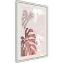 Poster - Monsteras Gathering  - wit passepartout