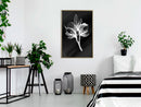 Poster - White Plant  - goud