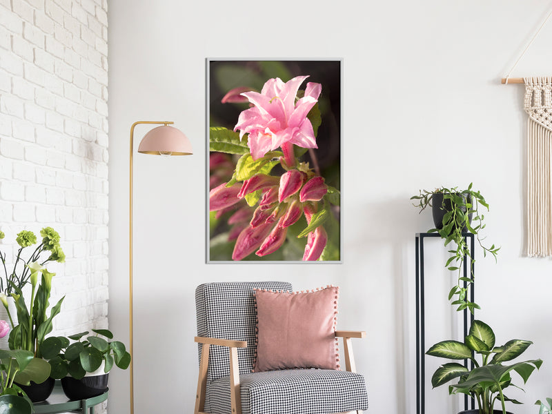 Poster - Garden's Centerpiece  - wit