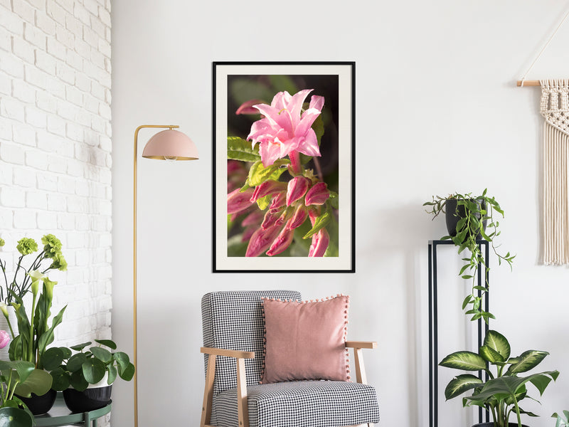Poster - Garden's Centerpiece  - zwart passepartout