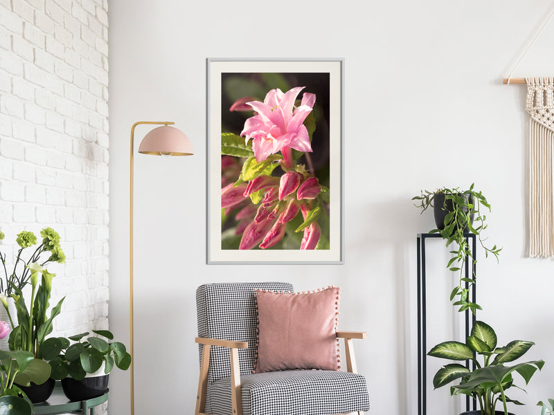 Poster - Garden's Centerpiece  - wit passepartout