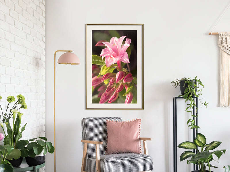 Poster - Garden's Centerpiece  - goud passepartout