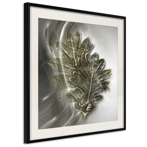 Poster - Leaves of the Tree of Wisdom  - zwart passepartout