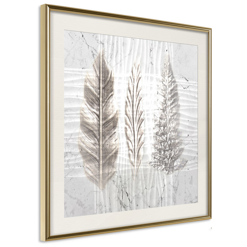 Poster - Three Species  - goud passepartout