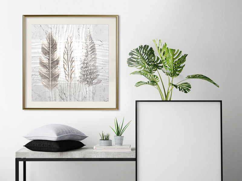 Poster - Three Species  - goud passepartout