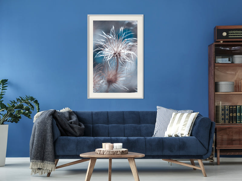 Poster - Like a Dandelion   - wit passepartout