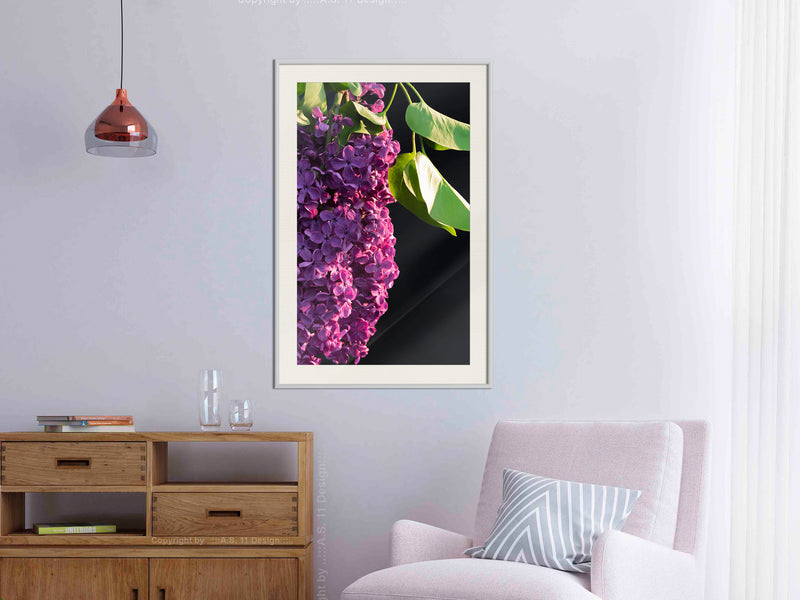 Poster - Violet May  - wit passepartout