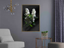 Poster - White Lilac  - goud