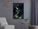 Poster - Floral Elegance  - zwart