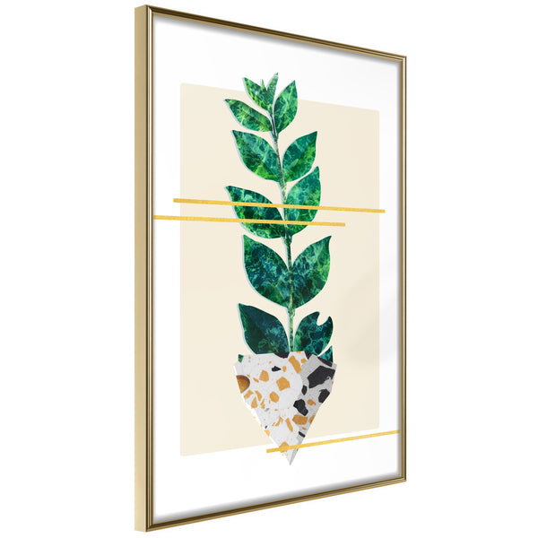 Poster - Perfectly Divided  - goud