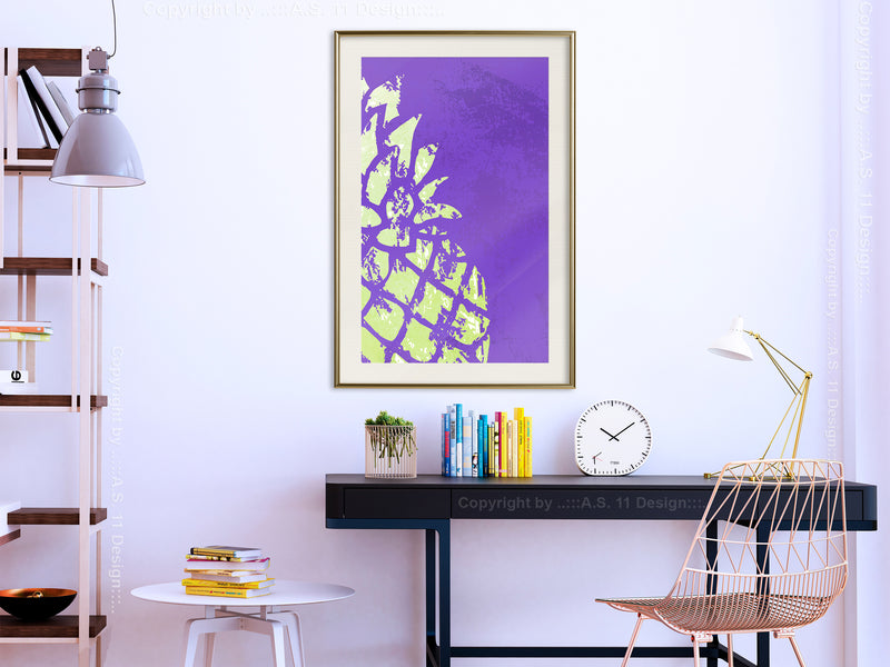 Poster - Strong Contrast  - goud passepartout