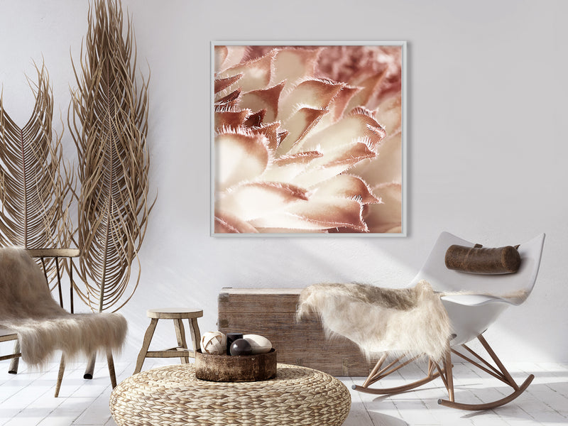 Poster - Floral Calyx  - wit