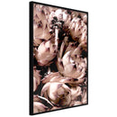 Poster - Autumnal Flowers  - zwart