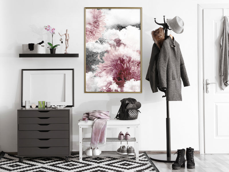 Poster - Flowers in the Sky  - goud