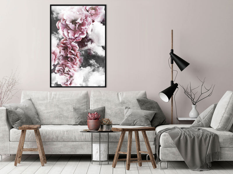 Poster - Divine Flowers  - zwart