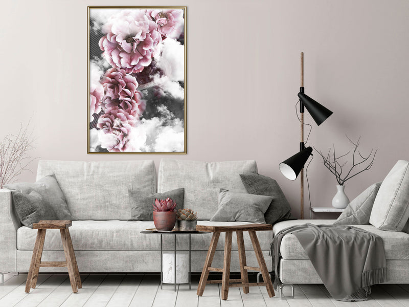 Poster - Divine Flowers  - goud