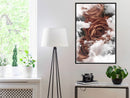 Poster - Heavenly Roses  - zwart