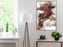 Poster - Heavenly Roses  - goud
