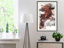 Poster - Heavenly Roses  - zwart passepartout