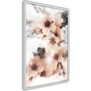 Poster - Heavenly Flowers  - wit