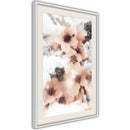 Poster - Heavenly Flowers  - wit passepartout