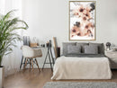 Poster - Heavenly Flowers  - goud
