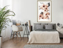 Poster - Heavenly Flowers  - goud passepartout