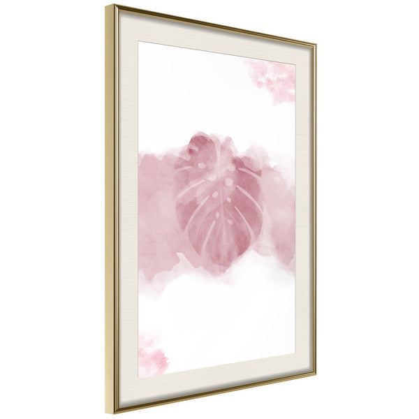 Poster - Jungle Mist  - goud passepartout
