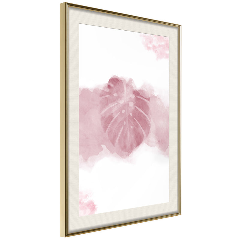 Poster - Jungle Mist  - goud passepartout