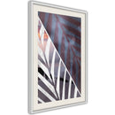 Poster - Day and Night in the Jungle  - wit passepartout