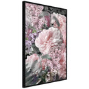 Poster - Floral Life  - zwart