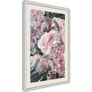 Poster - Floral Life  - wit passepartout