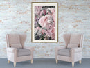 Poster - Floral Life  - goud passepartout