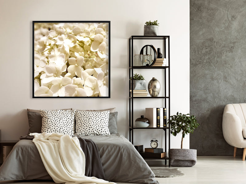 Poster - Soothing Flowers  - zwart