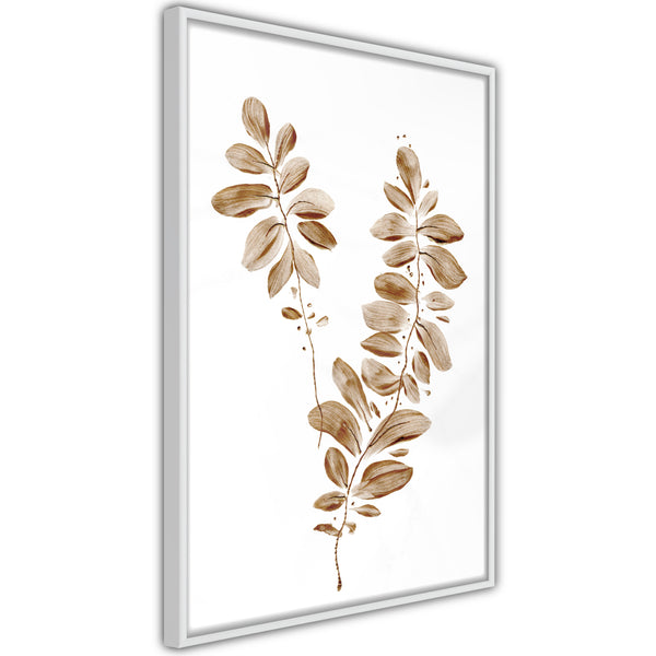 Poster - Botanical Watercolour  - wit