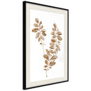 Poster - Botanical Watercolour  - zwart passepartout