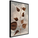Poster - Leaves in the Clouds  - zwart