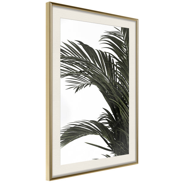 Poster - Jungle Scent  - goud passepartout
