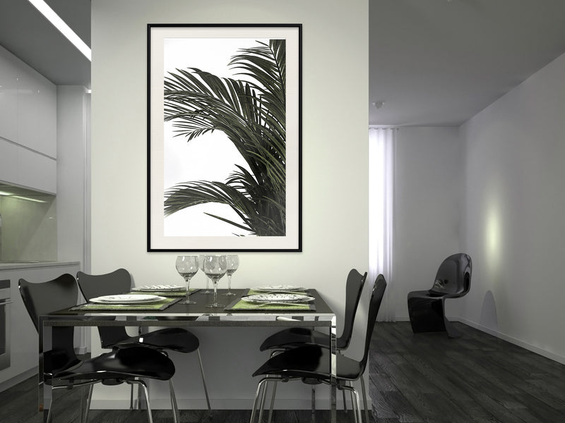 Poster - Jungle Scent  - zwart passepartout