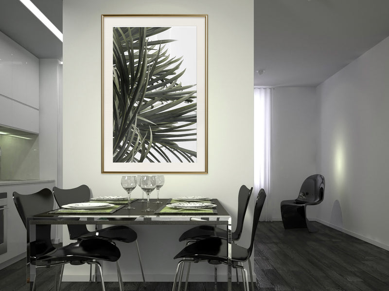 Poster - Little Tropics  - goud passepartout