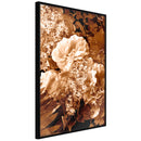 Poster - Bouquet in Sepia  - zwart