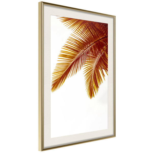 Poster - Hot Evening  - goud passepartout