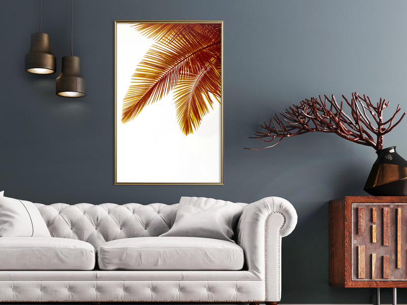 Poster - Hot Evening  - goud