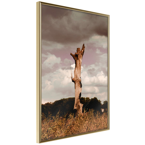 Poster - Loneliness in Nature  - goud