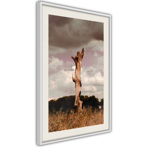 Poster - Loneliness in Nature  - wit passepartout
