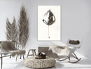 Poster - Silvery Leaf  - wit